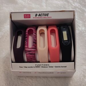 B-Active Interchangeable Fitness Tracker Set